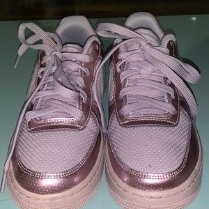 metallic Nike Air Force 1